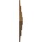 Ekena Millwork Woodruff Ceiling Medallion, Hand-Painted Smokey Topaz Crackle, 23 1/4"OD x 7/8"P CM23WFSTC - alternate 4